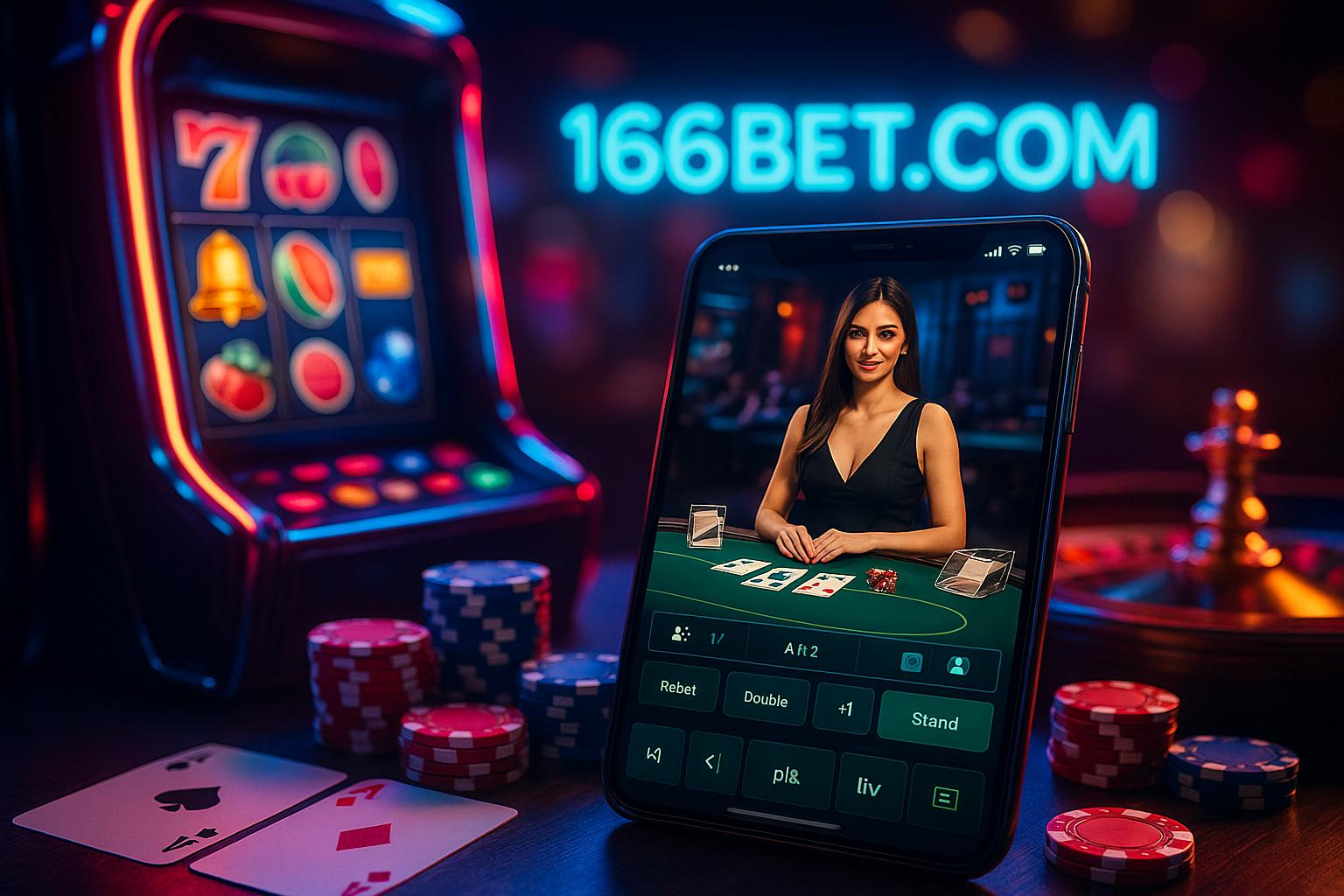 Jogos de cassino online inovadores e emocionantes na 166BET.COM